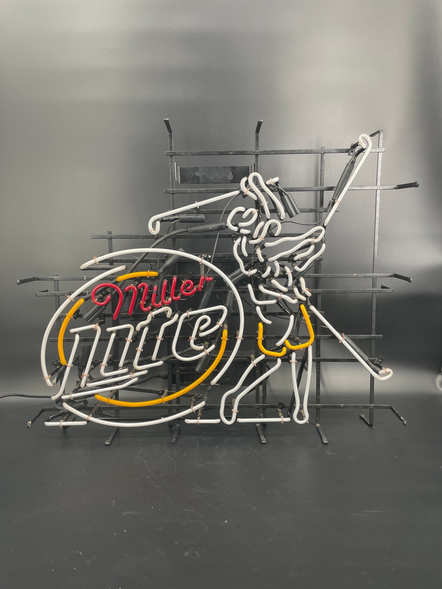 Miller Lite Golfer Neon Sign
