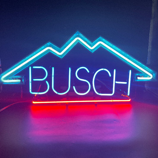 Busch Mountains Neon Sign