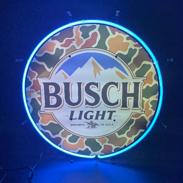 Busch Light Camo Neon Sign