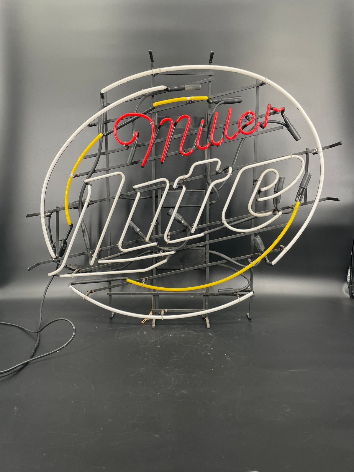 Large Miller Lite Neon Sign
