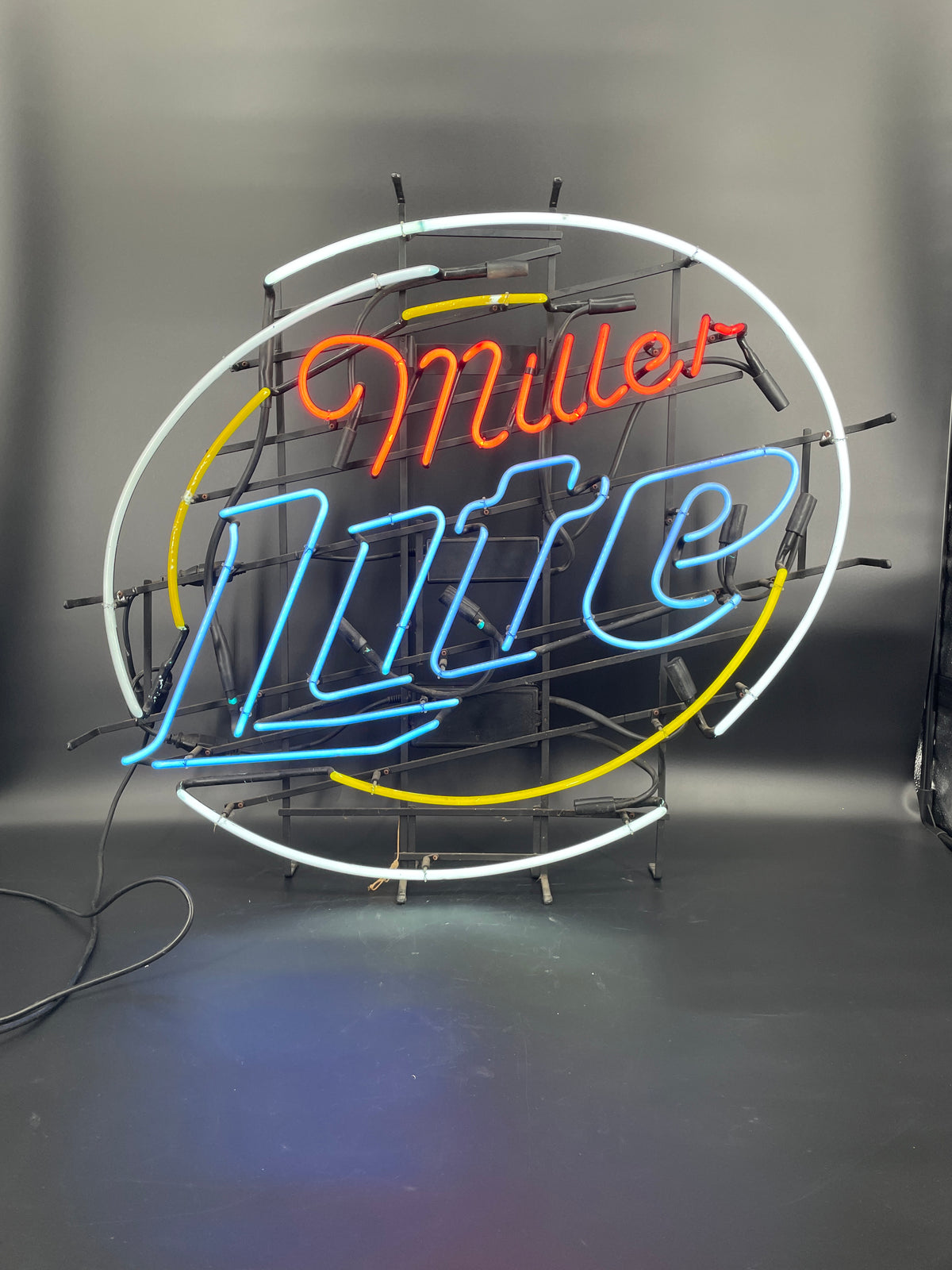 Large Miller Lite Neon Sign