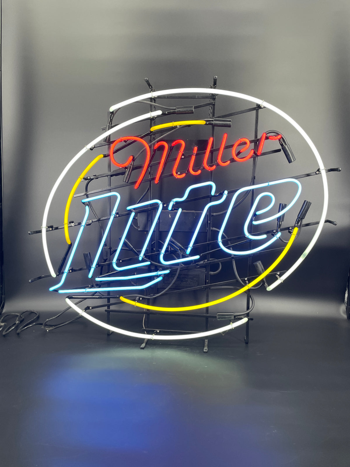 Large Miller Lite Neon Sign