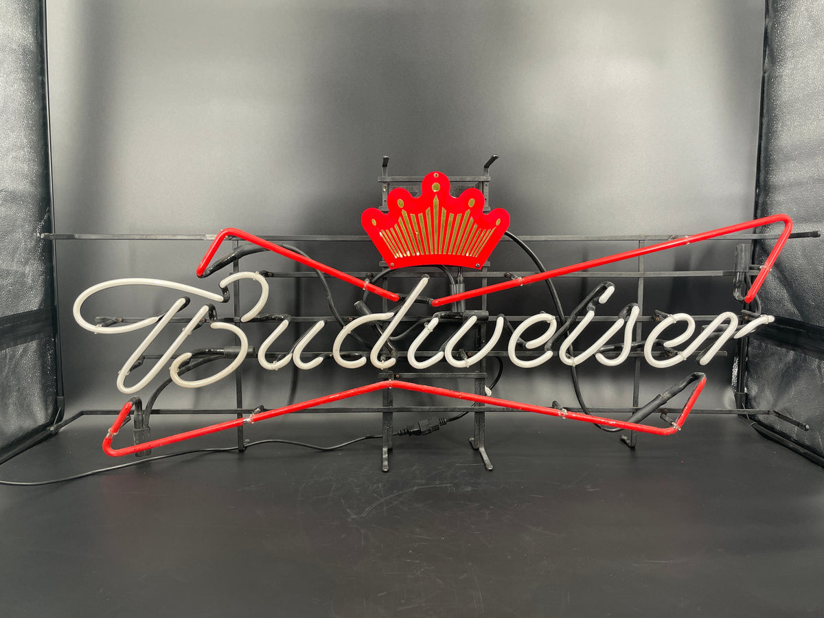 Large Budweiser Neon Sign