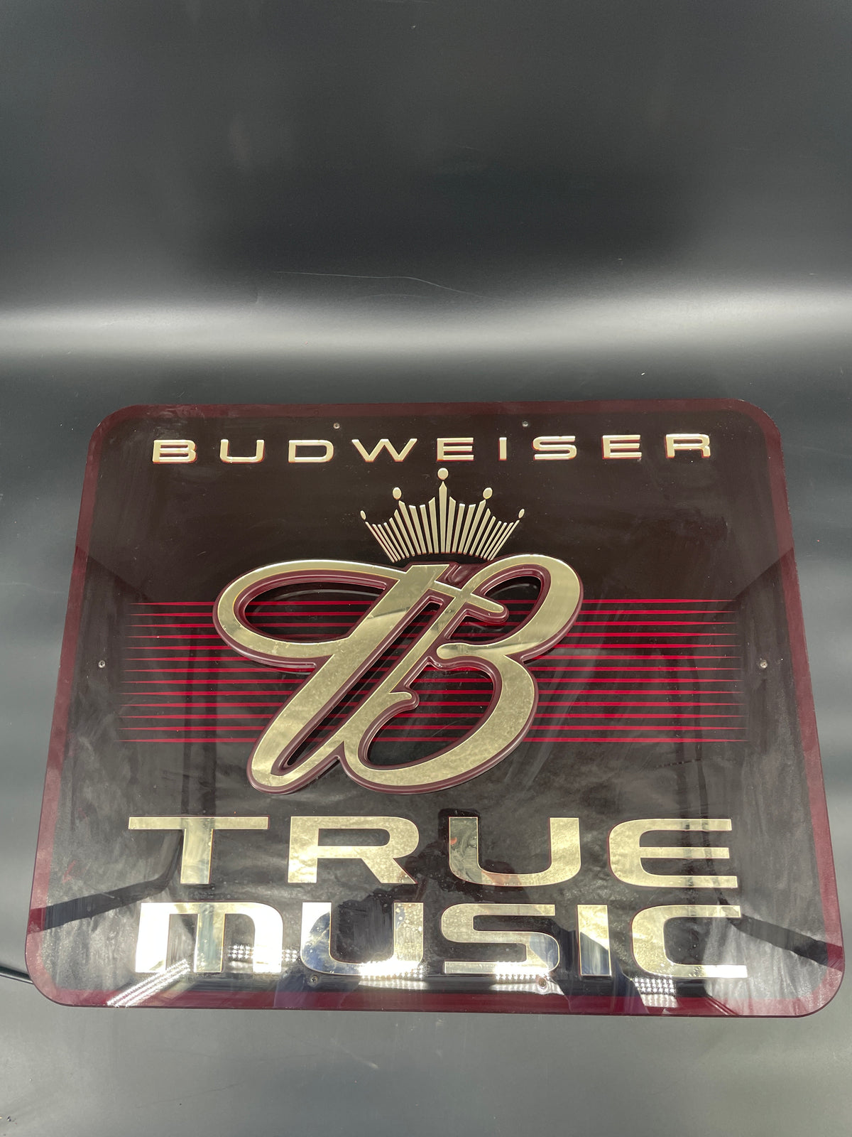 Budweiser True Music Neon Sign
