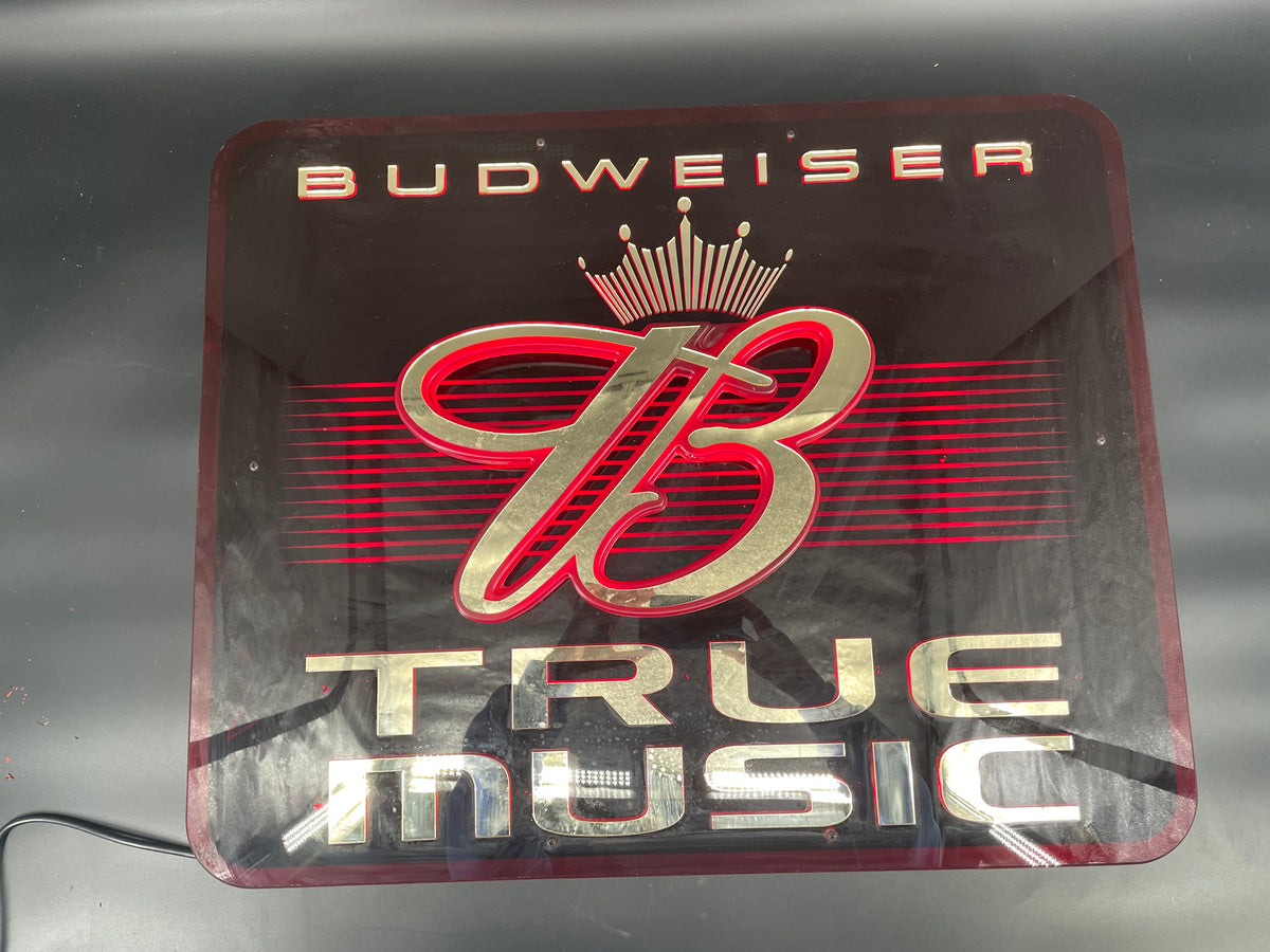 Budweiser True Music Neon Sign