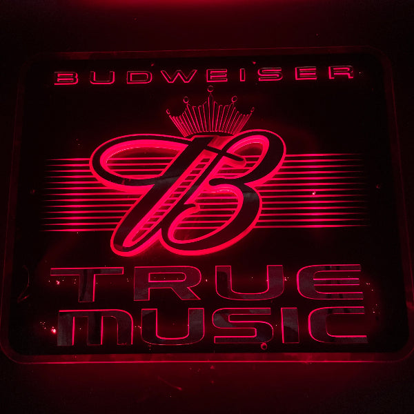 Budweiser True Music Neon Sign