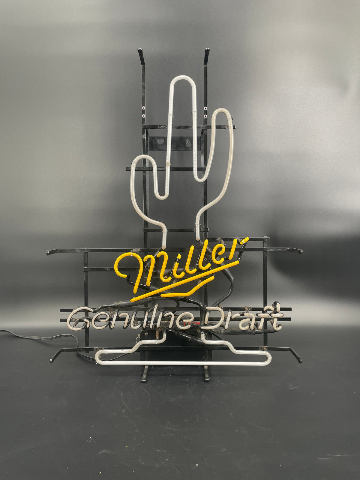 Miller Genuine Draft Cactus Neon Sign