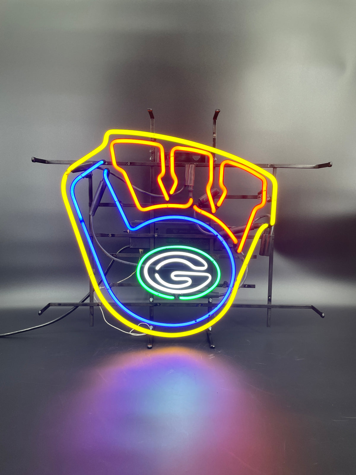 Wisconsin Teams Neon Sign