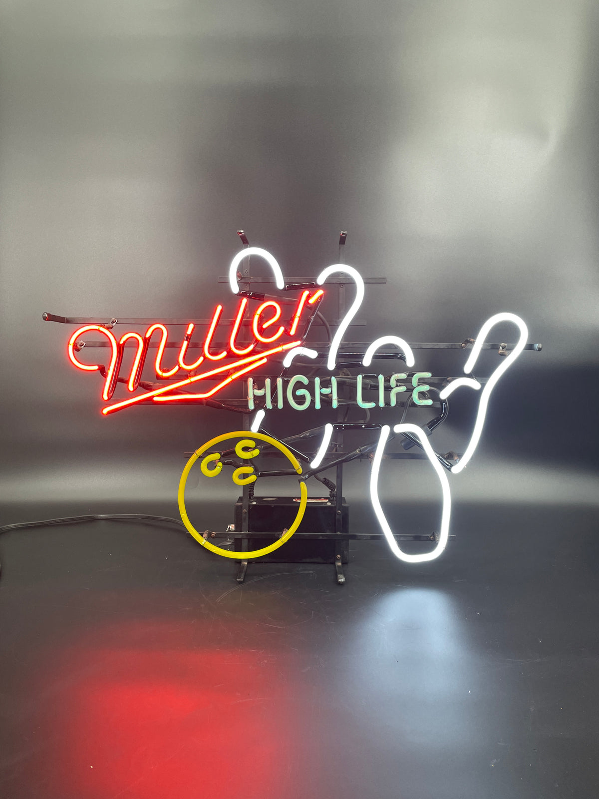 Miller High Life Bowling Neon Sign