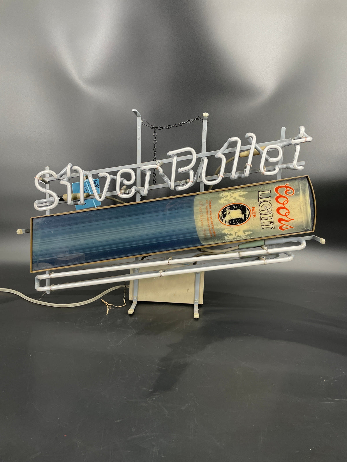 Coors Silver Bullet Neon Sign
