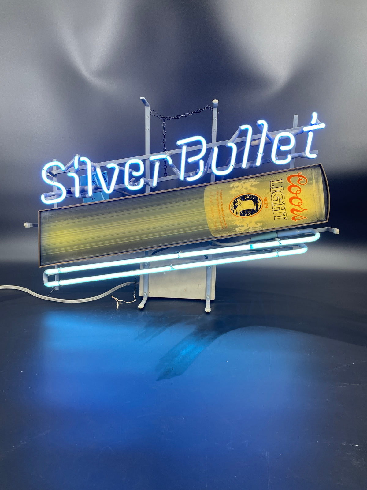 Coors Silver Bullet Neon Sign