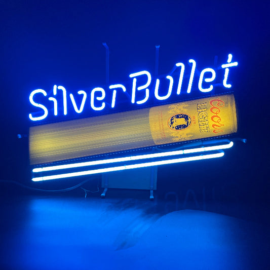 Coors Silver Bullet Neon Sign