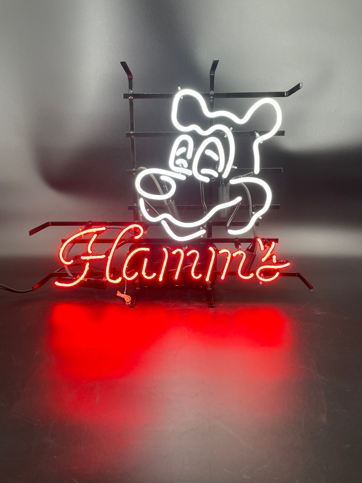 Hamms Bear Neon Sign