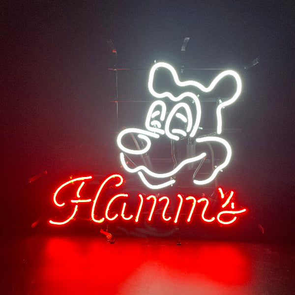 Hamms Bear Neon Sign