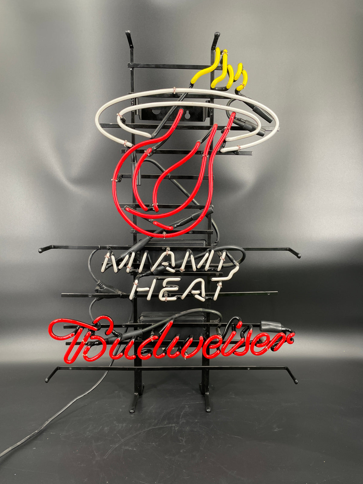 Budweiser Miami Heat Neon Sign