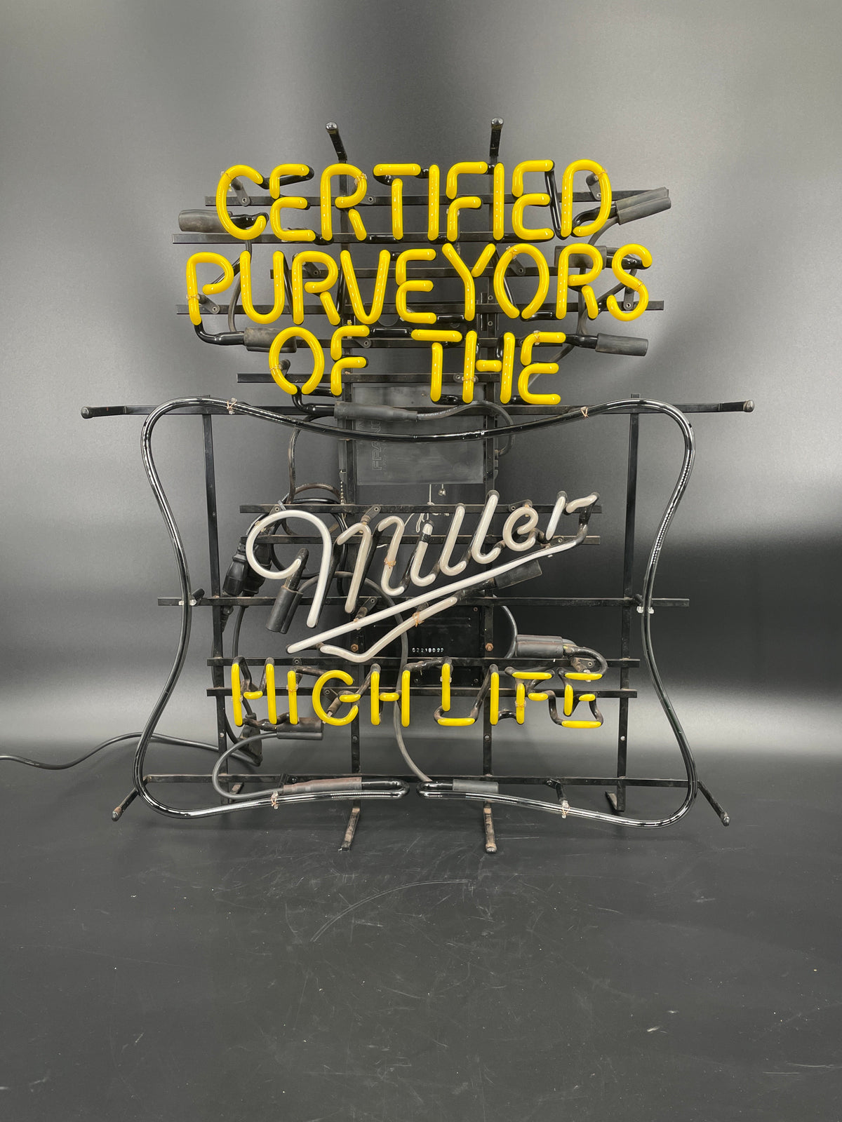 Purveyors Miller High Life Neon Sign