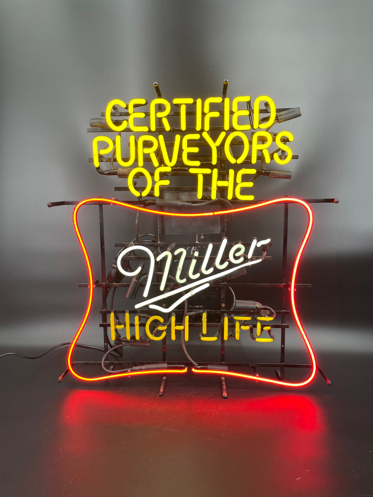 Purveyors Miller High Life Neon Sign
