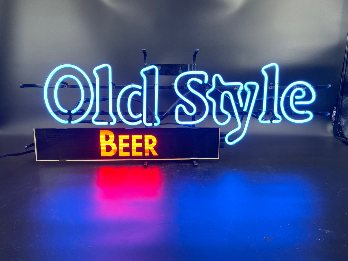 Old Style Beer Neon Sign