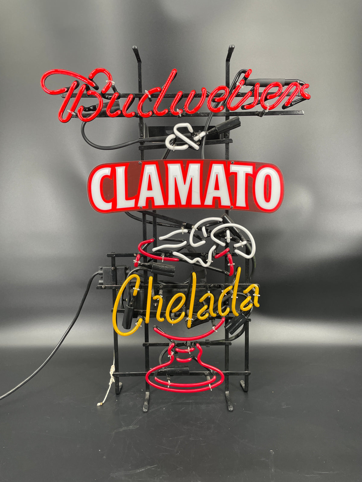 Budweiser & Clamato Chelada Neon Sign