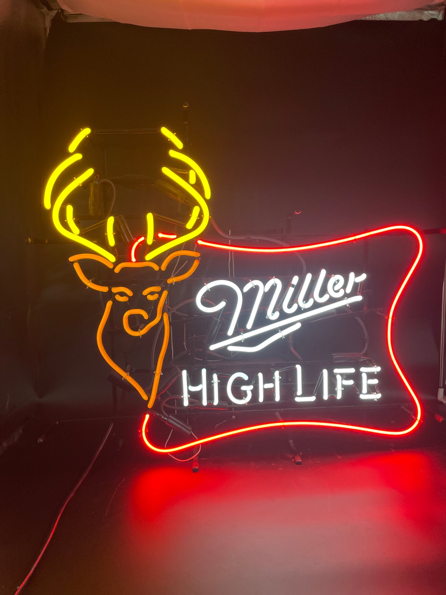 Antlers / Horns Unit for Miller High Life Deer Replacement Tube - Neon Sign Part