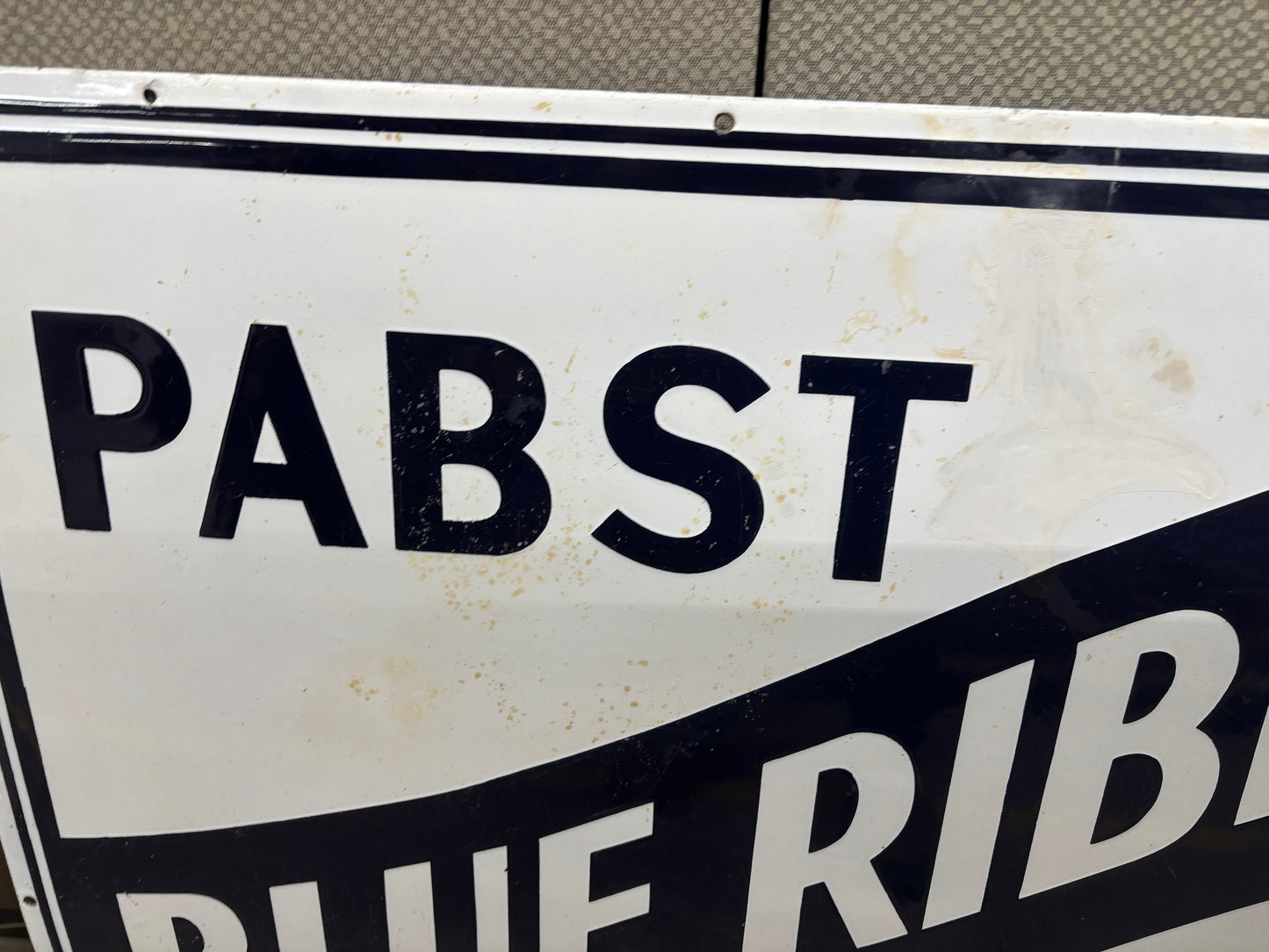 Pabst Blue Ribbon Single-Faced Porcelain Sign by Acme (Circa 1940)