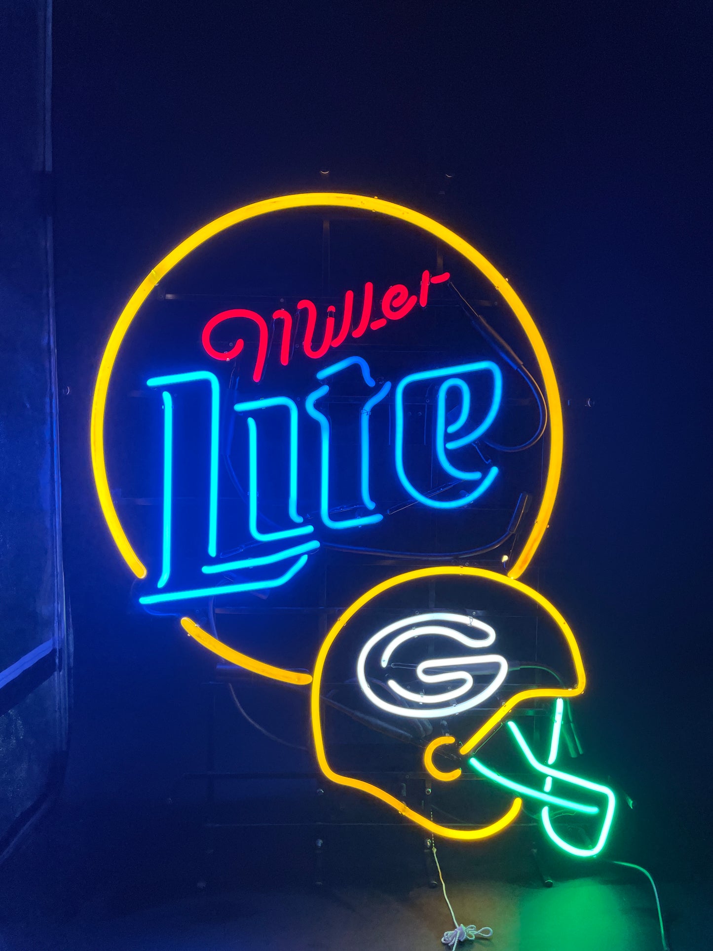 Lite Double Stroke Word Unit for Miller Lite Football Replacement Tube - Neon Sign Part New