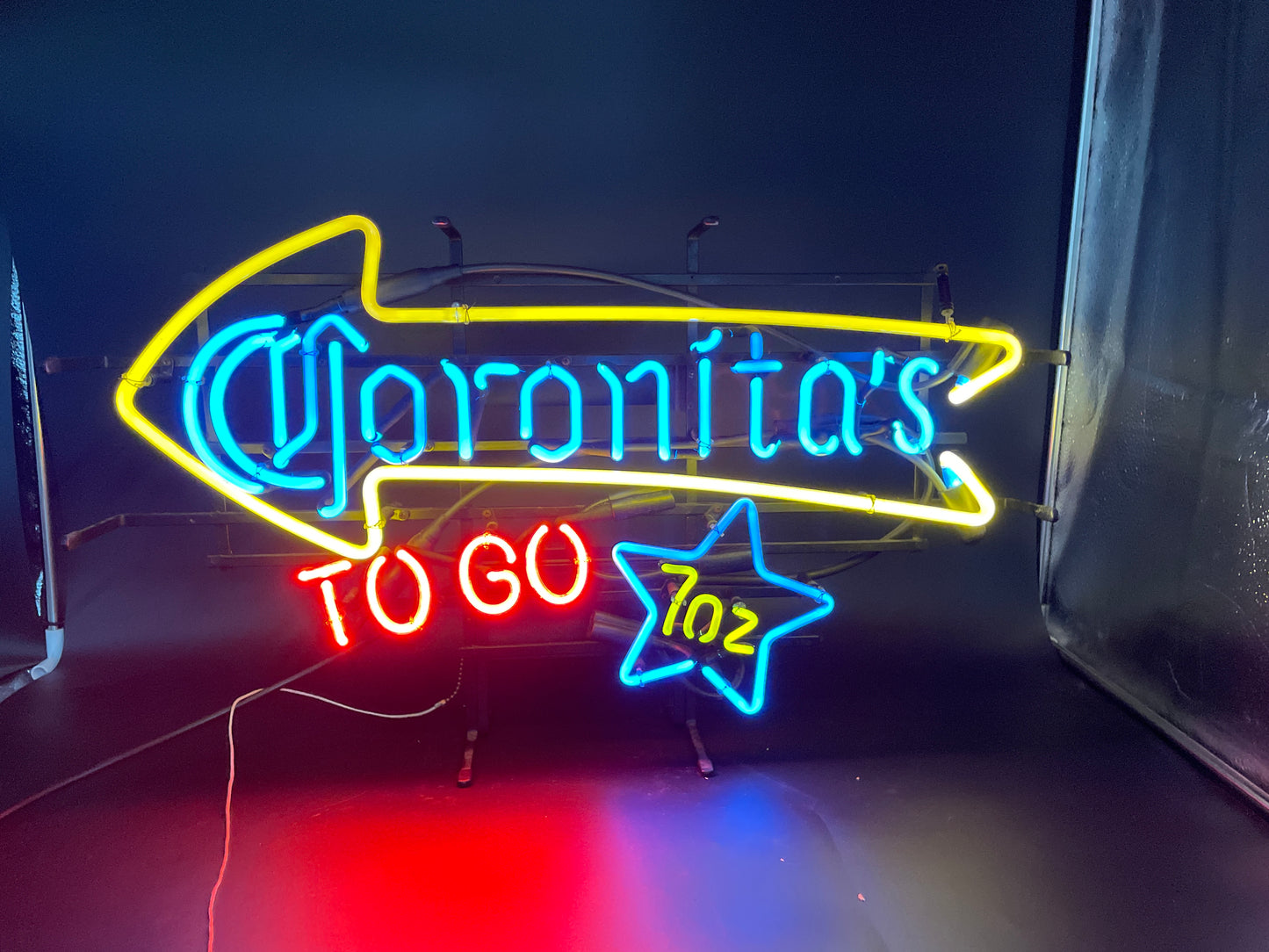 TO GO Single Stroke Word unit for Coronita's To-Go Replacement Tube - Neon Sign Part