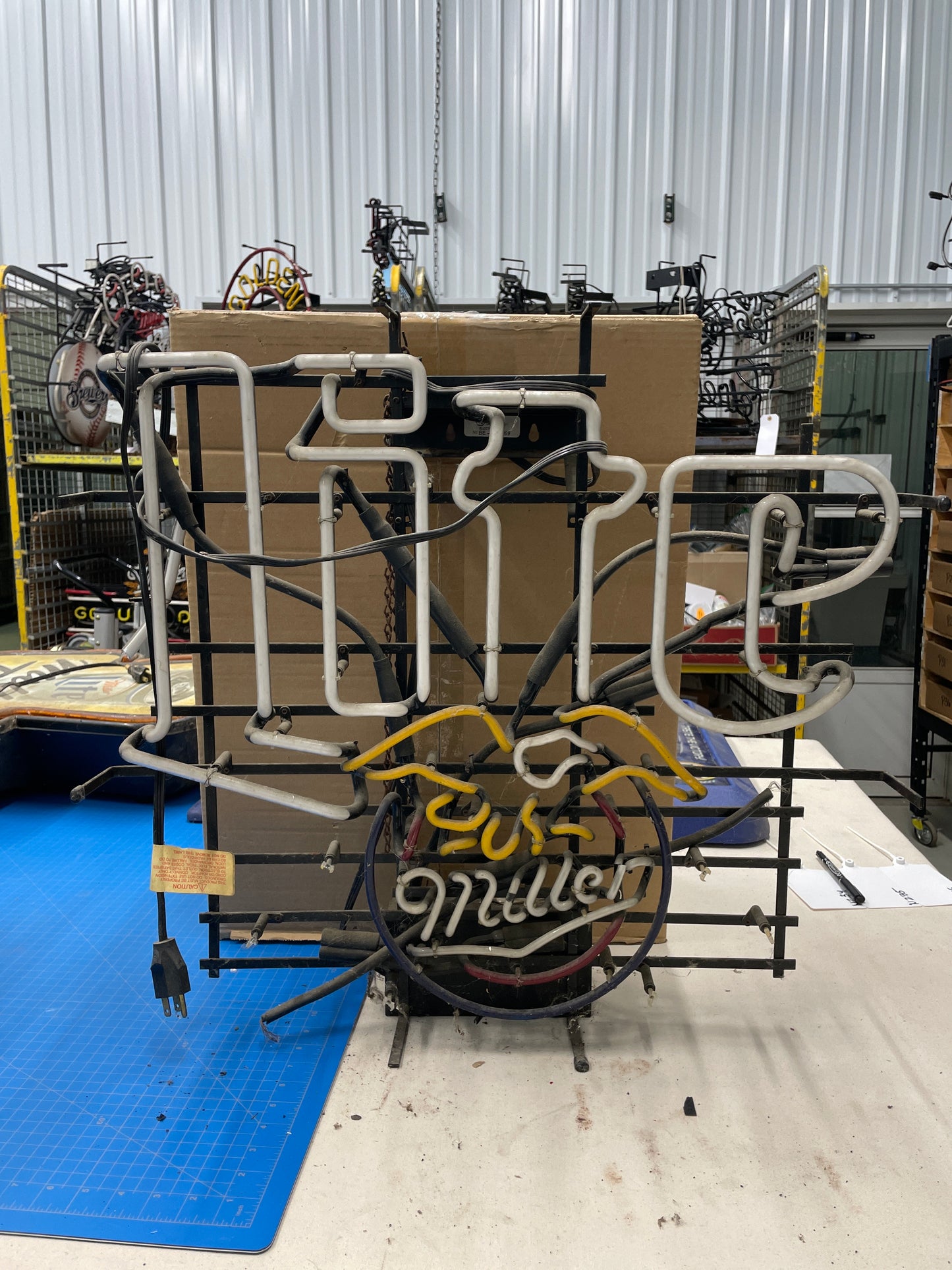 Miller Single Stroke Script Word Unit & Emphasis Tube for Miller Replacement Tube - Neon Sign Part