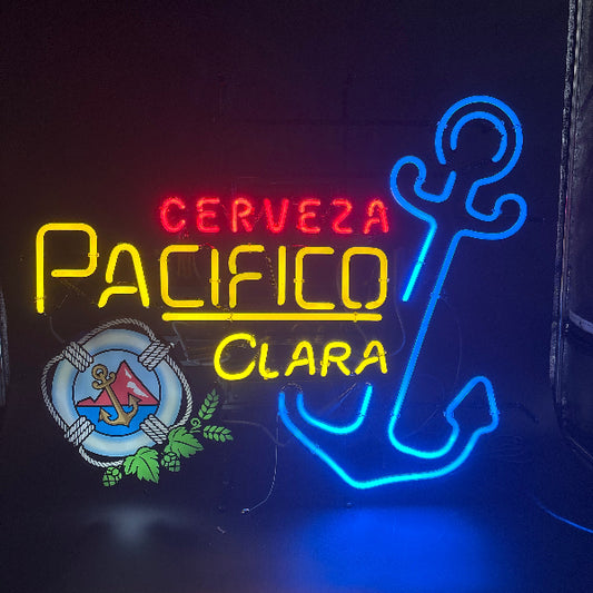 Cerveza Pacifico Clara Anchor Neon Sign