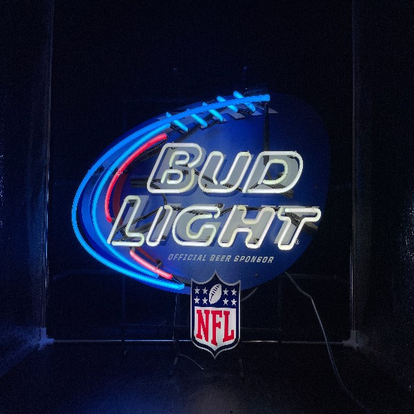 Bud Light NFL Football Neon Sign