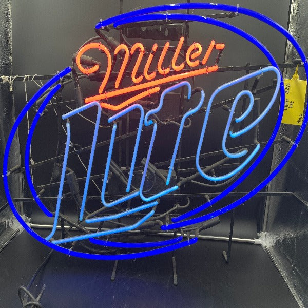 Large 2012 Miller Lite Neon Sign