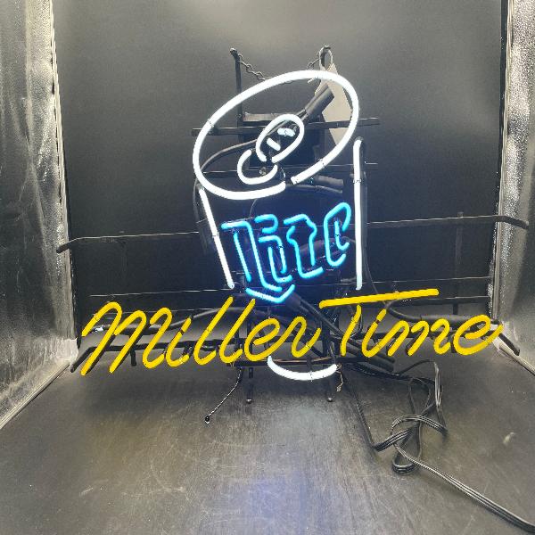 Lite Miller Time Neon Sign