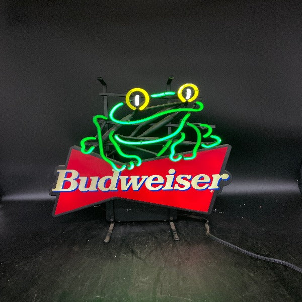 Budweiser Frog Neon Sign