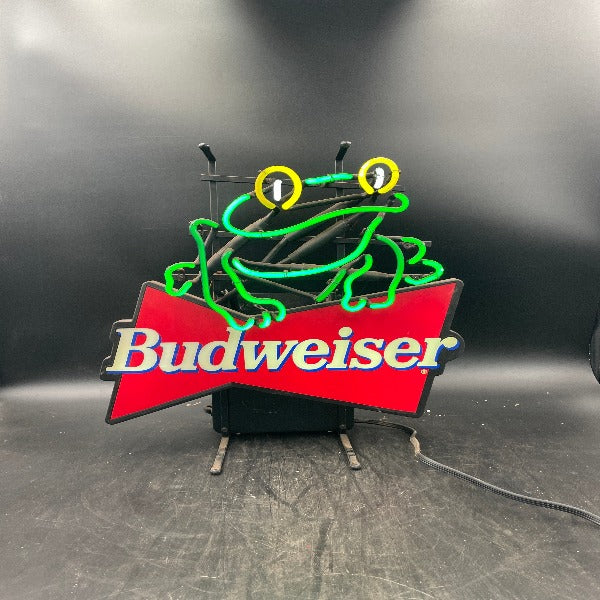 Budweiser Frog Neon Sign