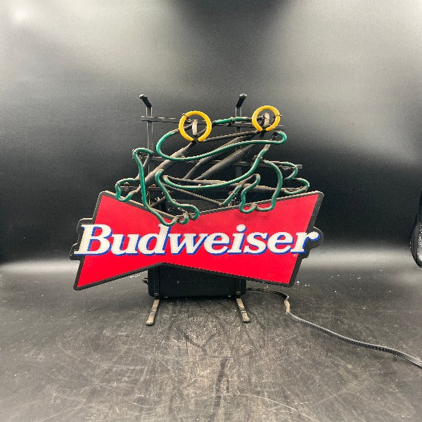 Budweiser Frog Neon Sign