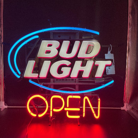 Bud Light Open Neon Sign