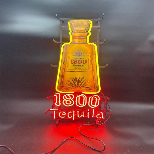 1800 Tequila Neon Bottle Sign