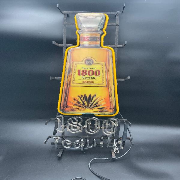 1800 Tequila Neon Bottle Sign