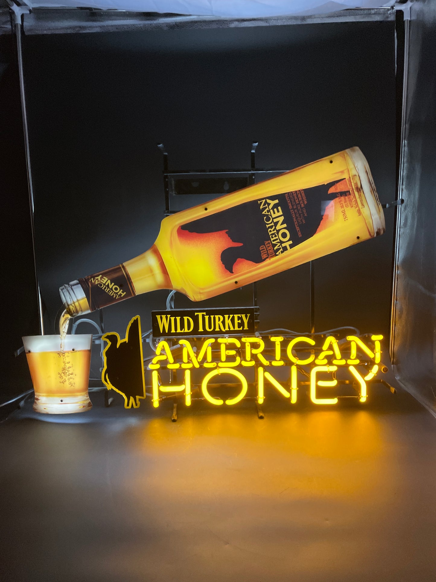 AMERICAN Single Stroke Word unit for Wild Turkey American Honey Replacement Tube - Neon Sign Part