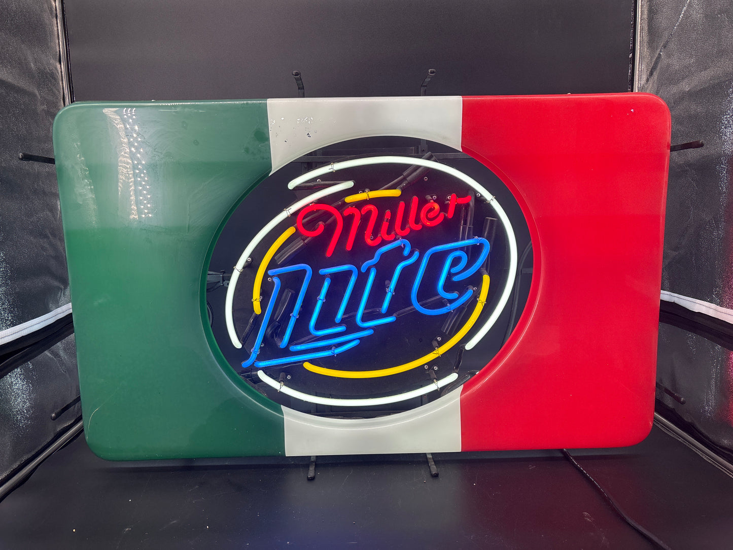 Large Miller Mexican Neon Sign
