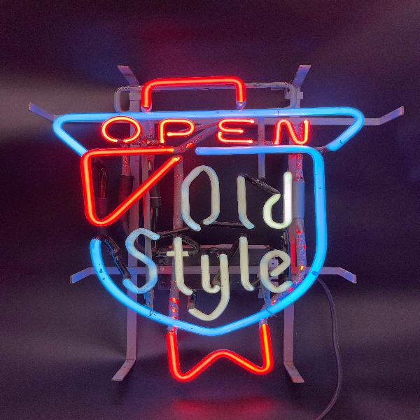 Old Style "Open" Neon Sign