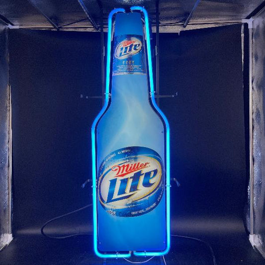 Miller Lite Bottle Neon Sign