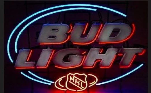 NHL Logo for 4 ft Bud Light Marquis Neon Sign Replacement Tube