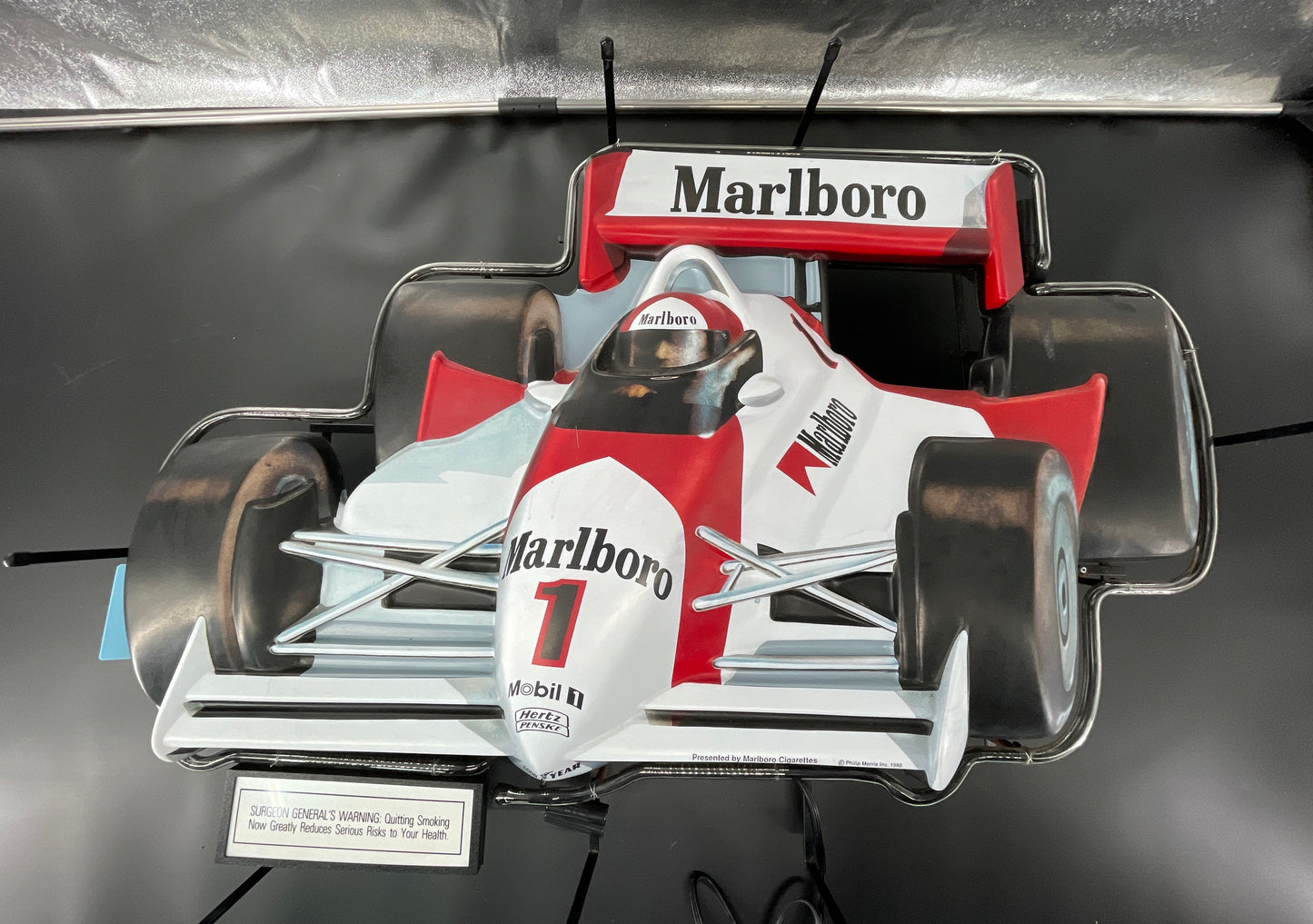 1990 Marlboro Indy Car Neon Sign