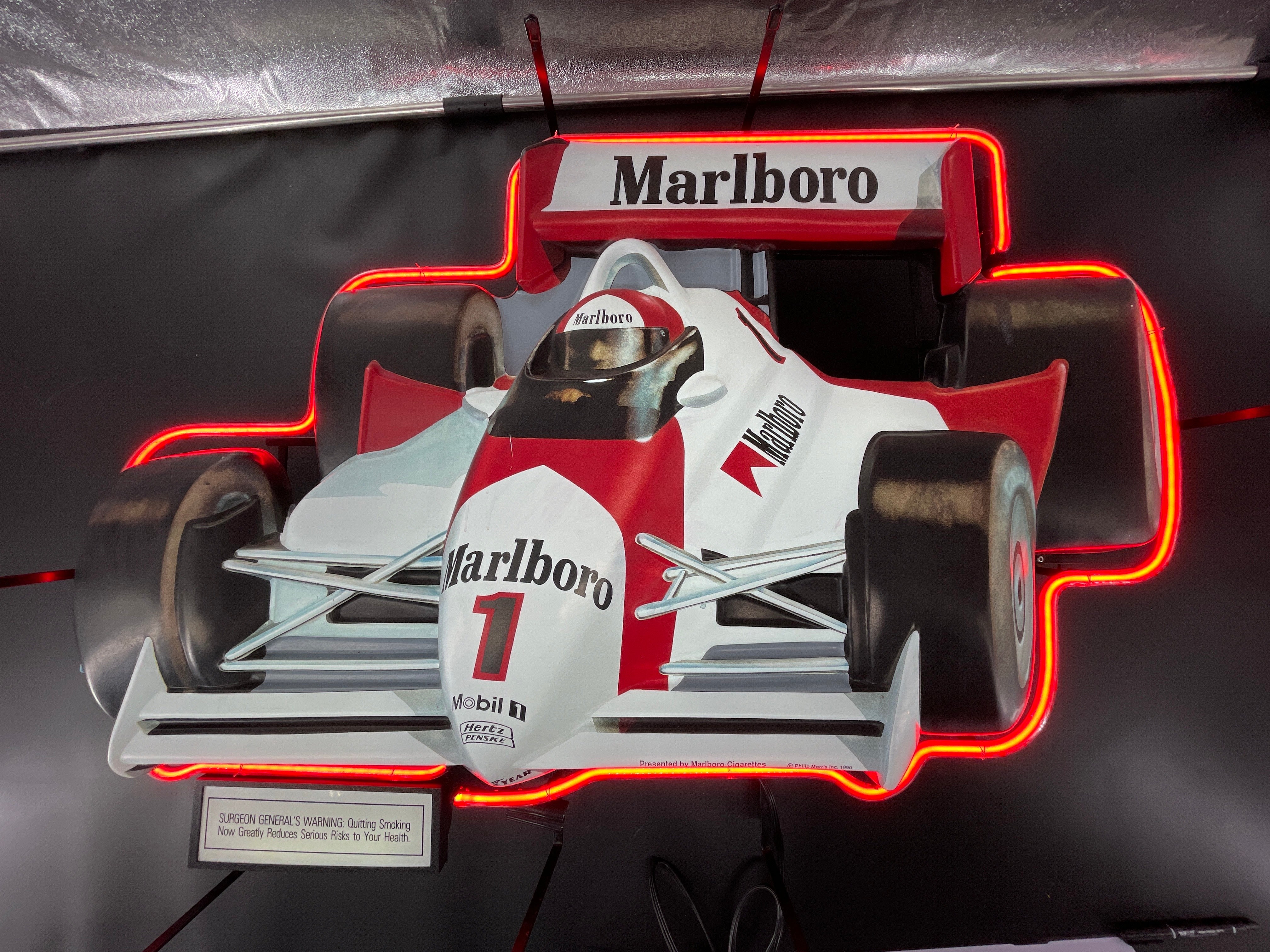 1990 Marlboro Indy Car Neon Sign – NeonSignRevival
