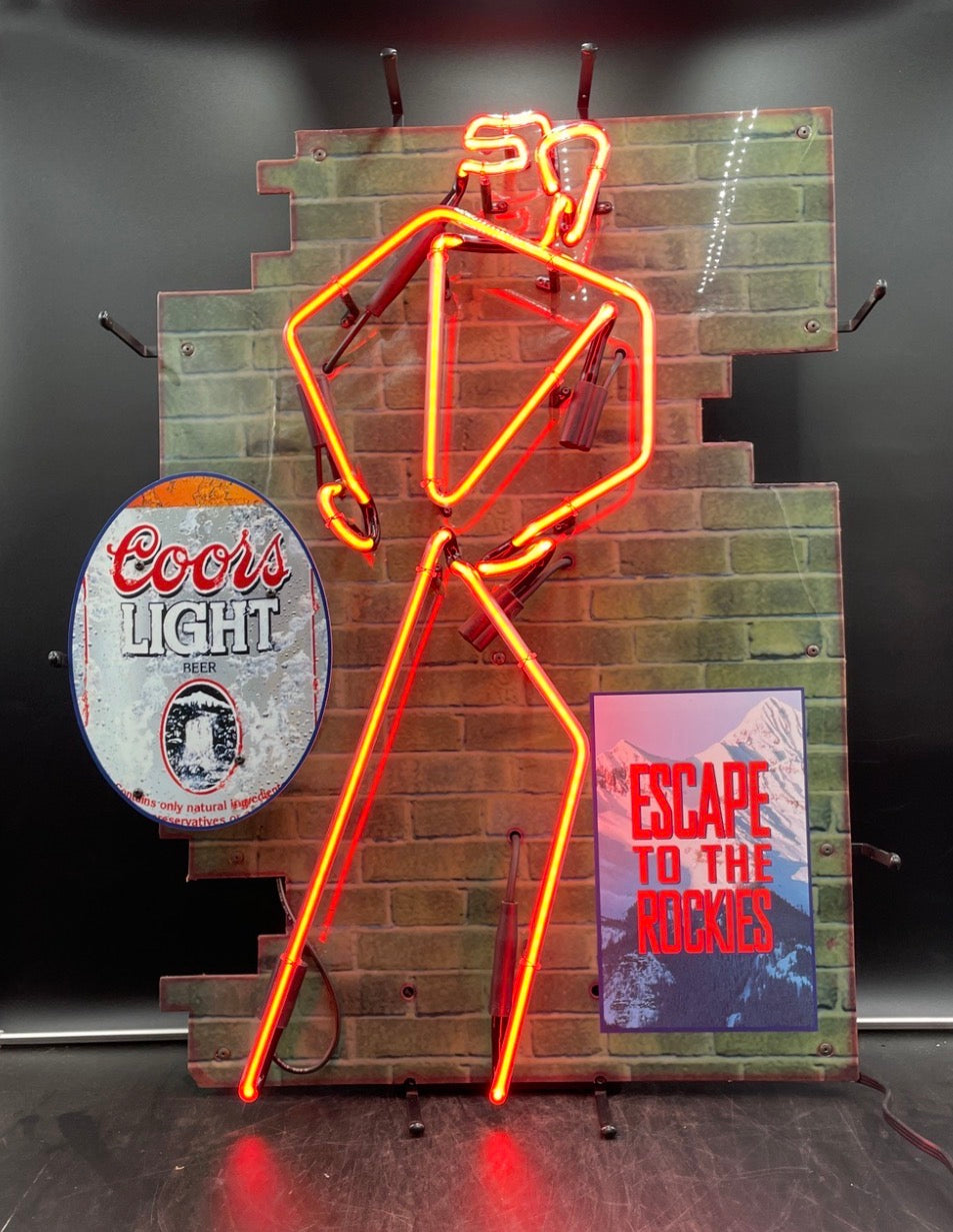 Head / Body unit for Coors Big Man Replacement Tube - Neon Sign Part
