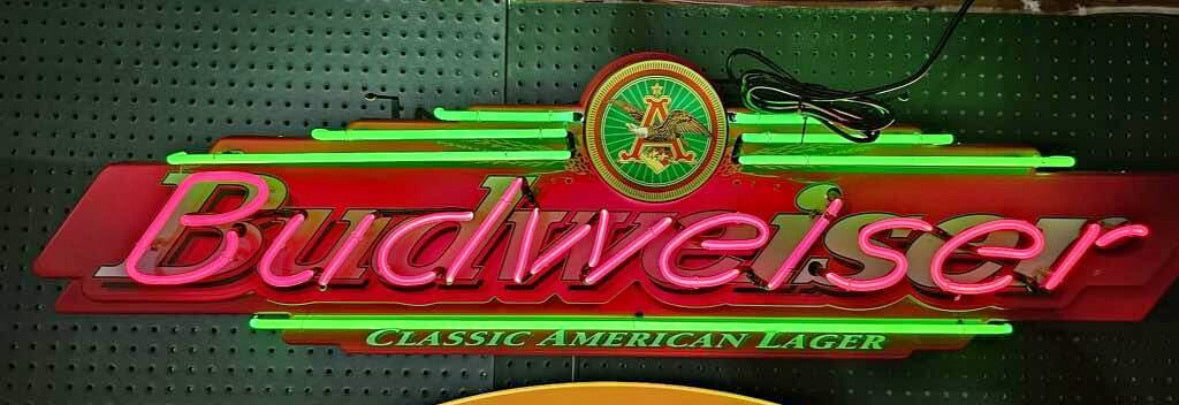 Budw Single Stroke Word unit for Budweiser Replacement Tube - Neon Sign Part